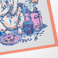 Card: Raccoon Birthday Letterpress Greeting Card