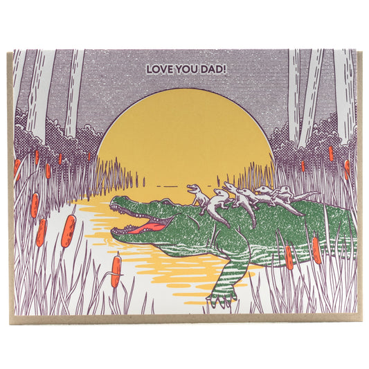 Card: Father's Day Croc Dad Greeting Card
