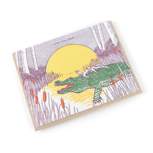 Card: Father's Day Croc Dad Greeting Card