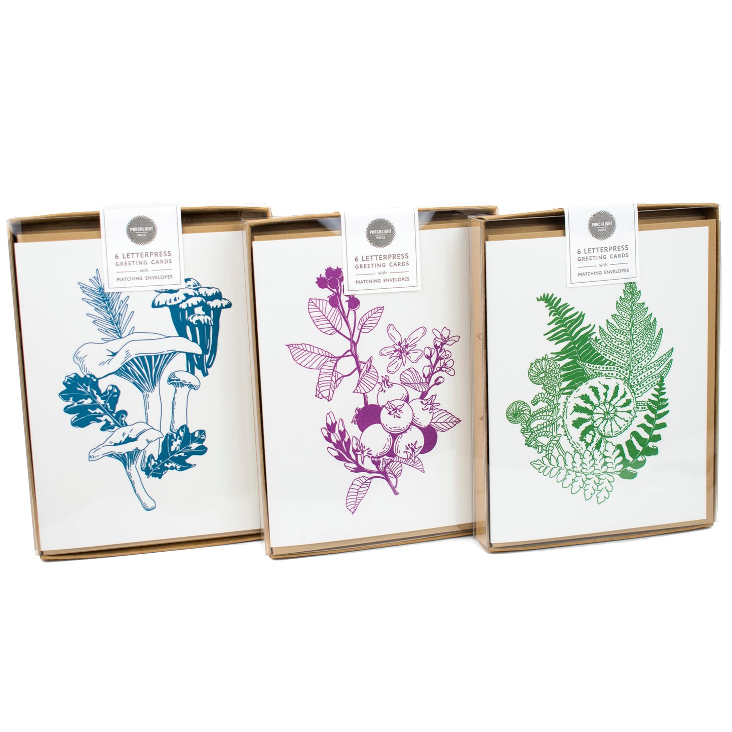 Card: Fiddlehead Fern Greeting Card - Foraging Series