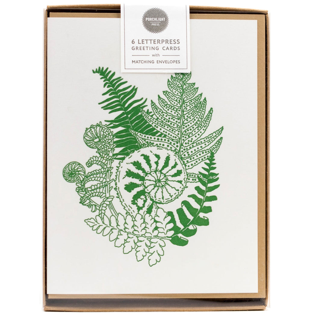 Card: Fiddlehead Fern Greeting Card - Foraging Series