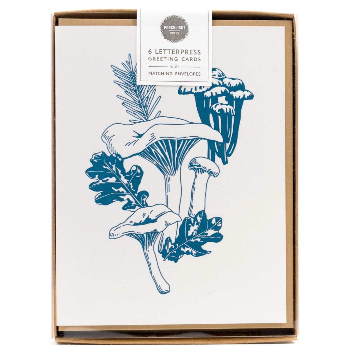 Card: Chanterelle Mushroom Greeting Card - Foraging Series