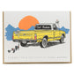 Card: Vintage Truck Sunset Wedding Letterpress Greeting Card
