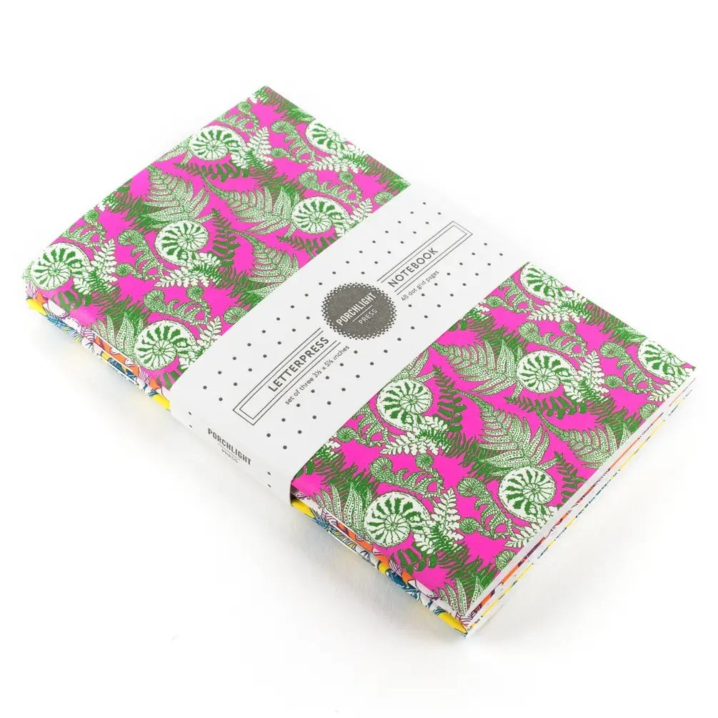 Notebook: West Coast Forest Foraging Pocket Notebooks (Set of 3)