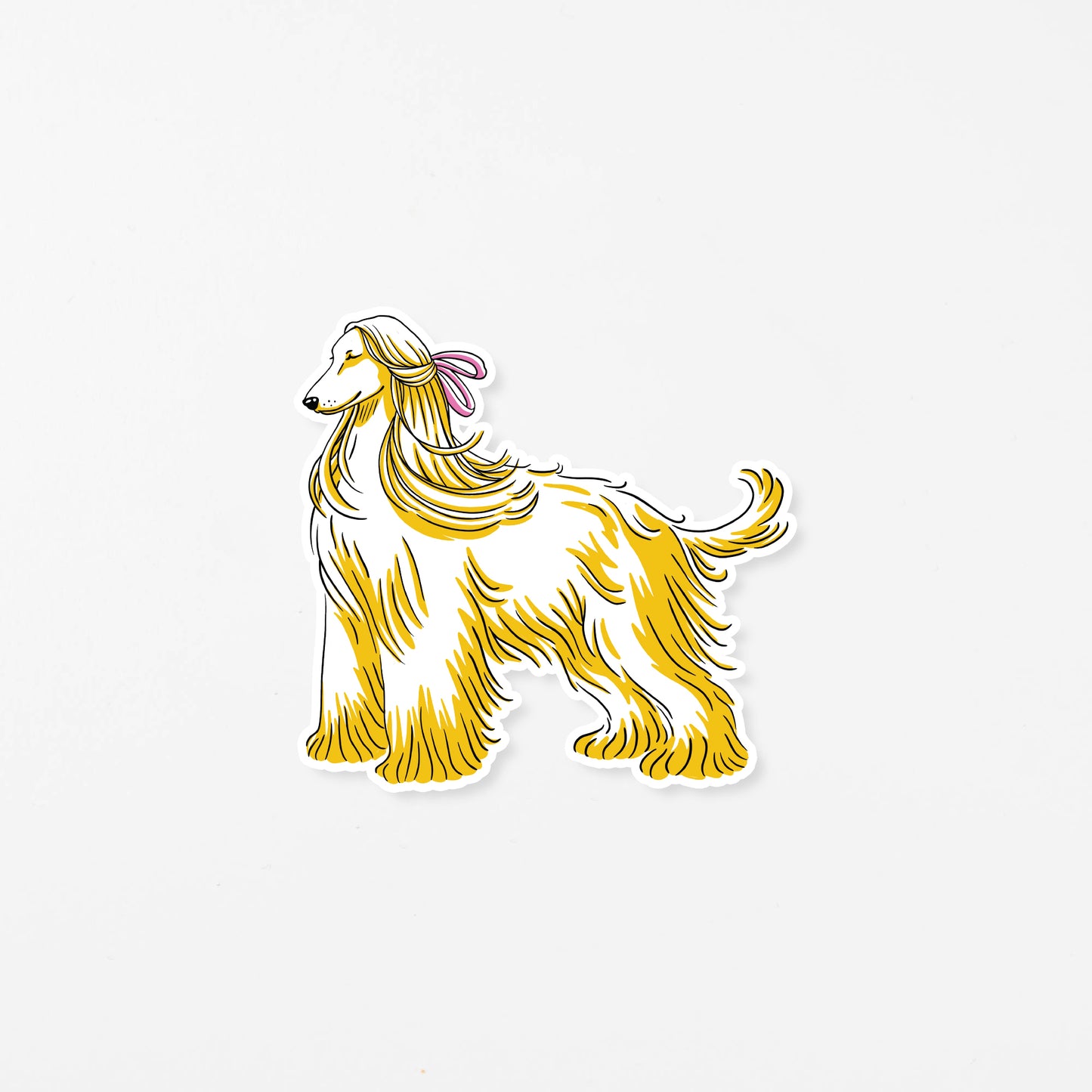 Sticker: Afghan Hound