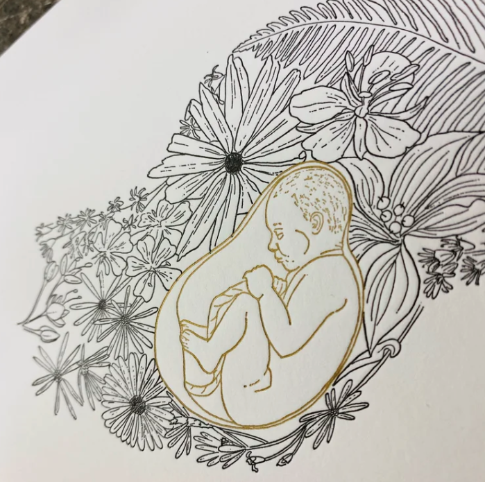 Mother & Babe Greeting Card