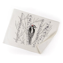 Tea Towel: Down Woodpecker