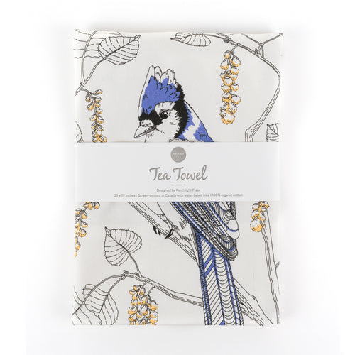 Tea Towel: Blue Jay