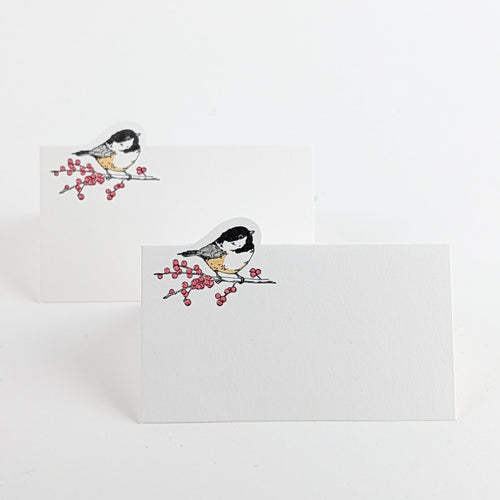 Place Card: Chickadee (Set of 8)