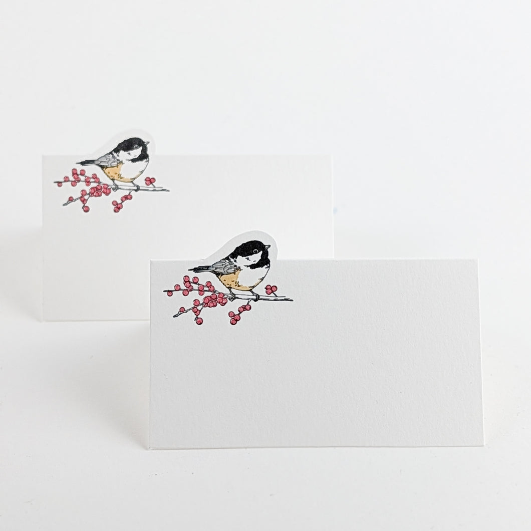 Place Card: Chickadee (Set of 8)