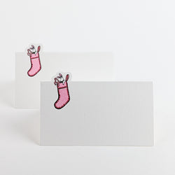 Place Card: Christmas Stocking (Set of 8)