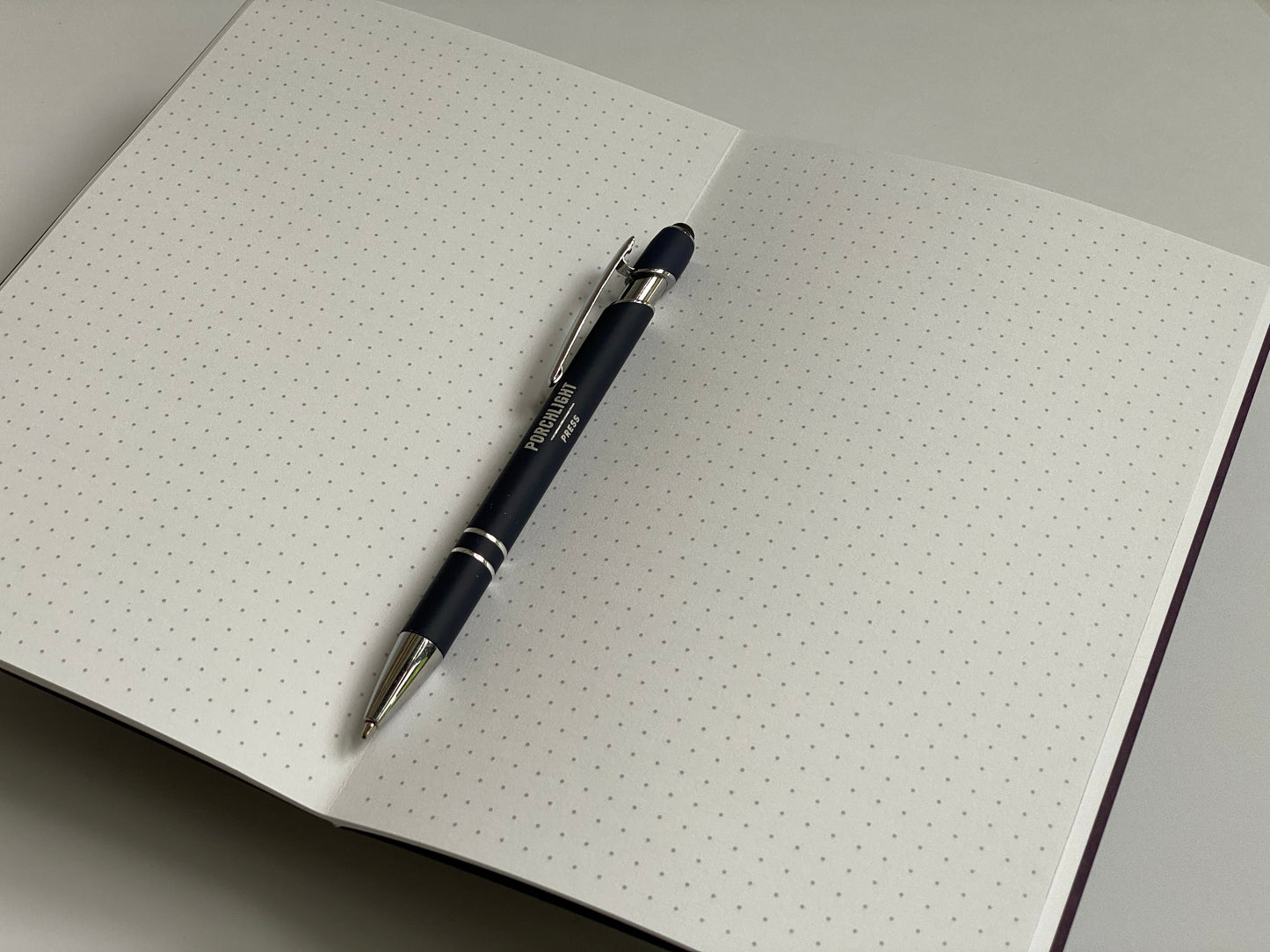 Notebook: Graphic Series - Purple Diamonds Foil Letterpress Large Notebook