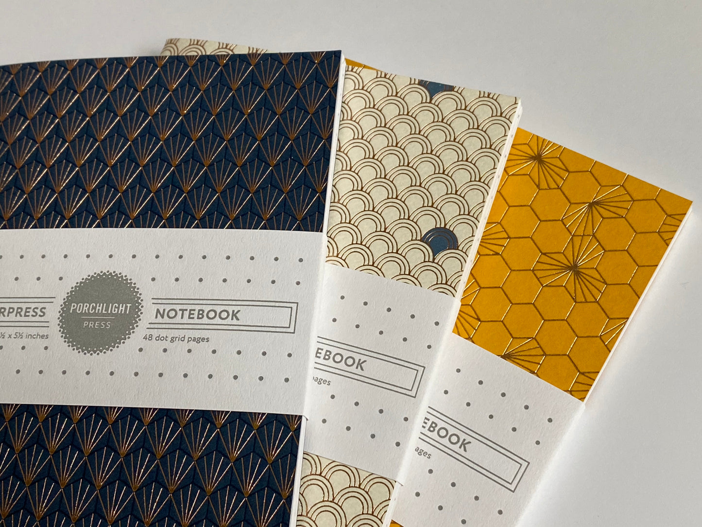 Notebook: Geometric II Series - Deco II Foil Pocket Notebook