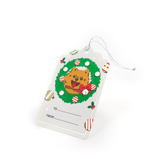Gift Tag: Holiday Dogs Hang Tag (Set of 8)