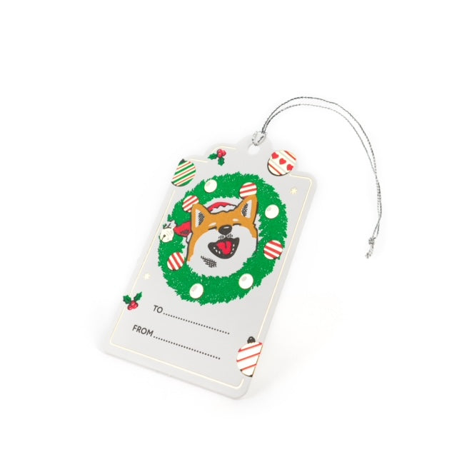 Gift Tag: Holiday Dogs Hang Tag (Set of 8)
