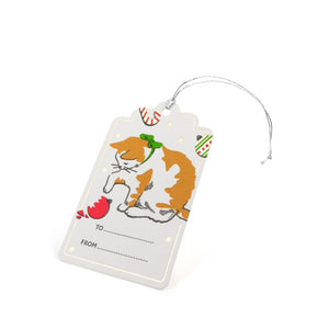 Gift Tag: Holiday Cats Hang Tag (Set of 8)
