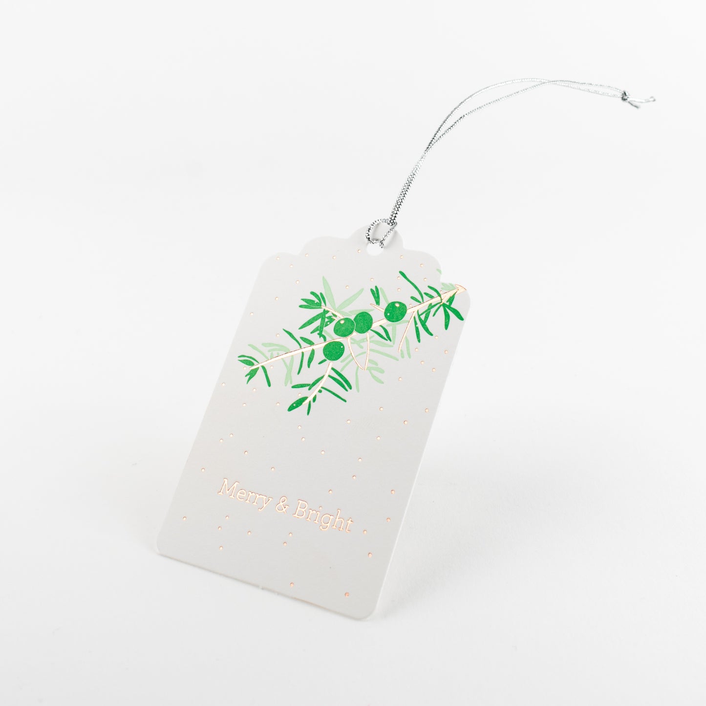 Gift Tag: Holiday Vegetation Hang Tag (Set of 8)