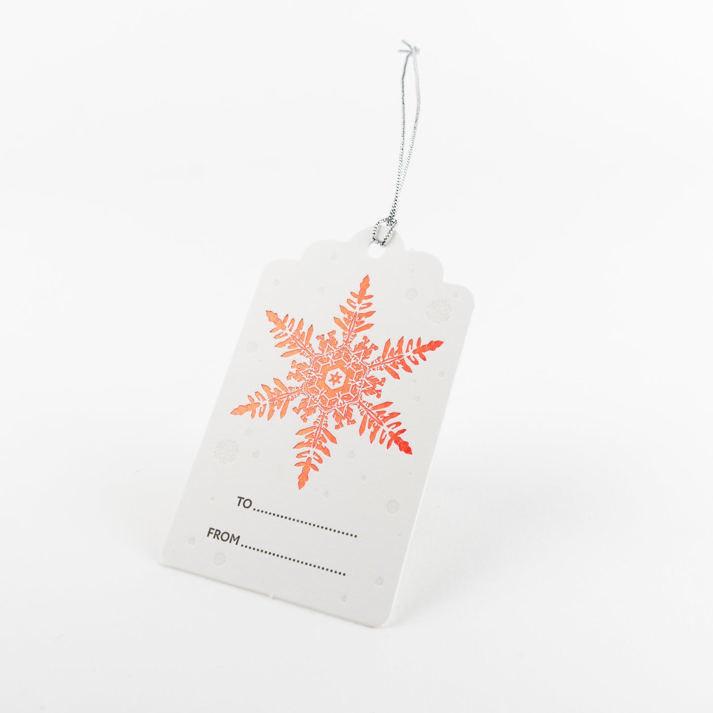 Gift Tag: Snowflakes Die-Cut (Set of 8)
