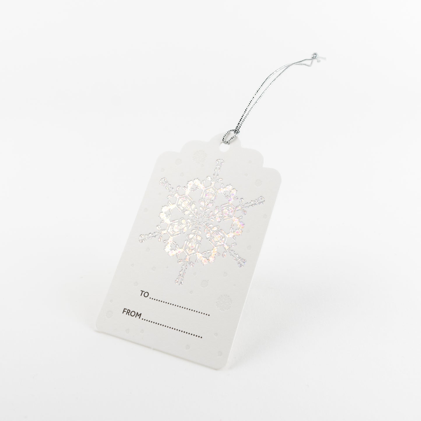 Gift Tag: Snowflakes Die-Cut (Set of 8)