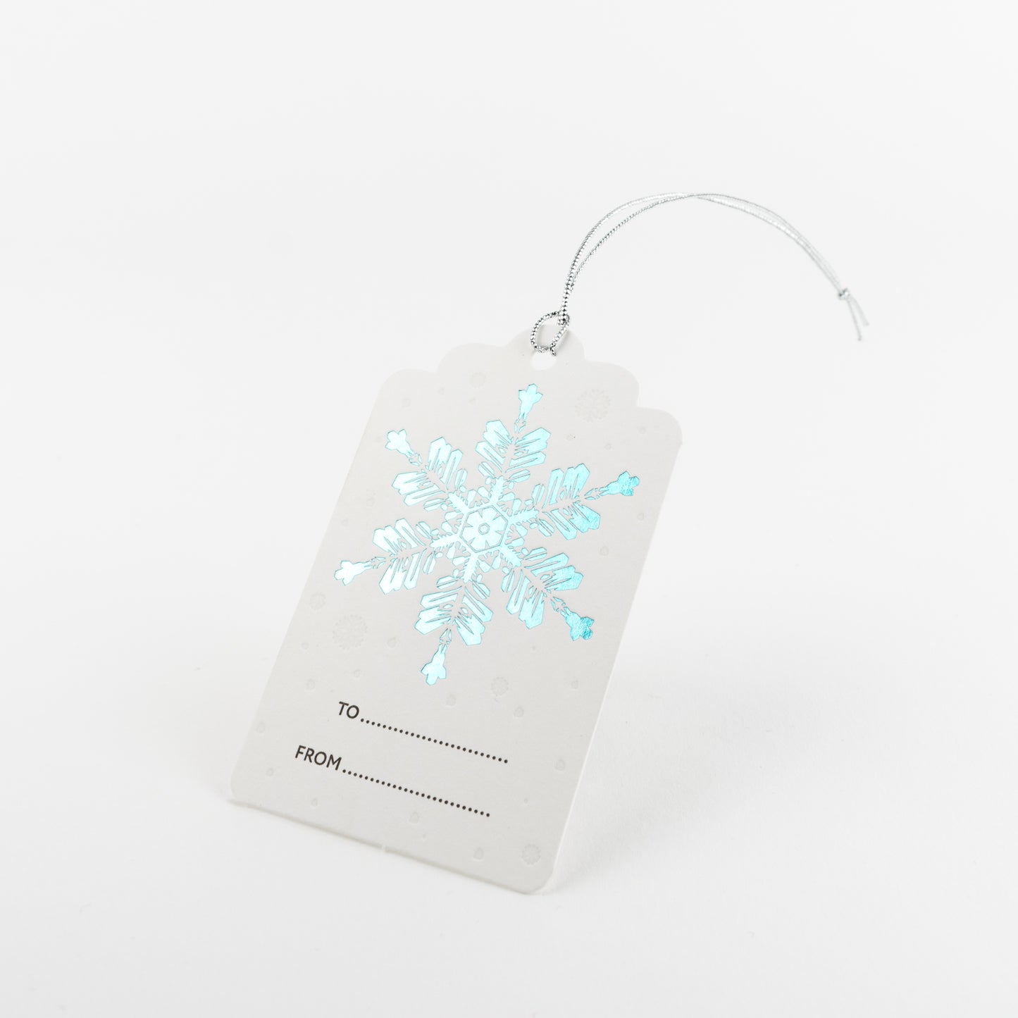 Gift Tag: Snowflakes Die-Cut (Set of 8)