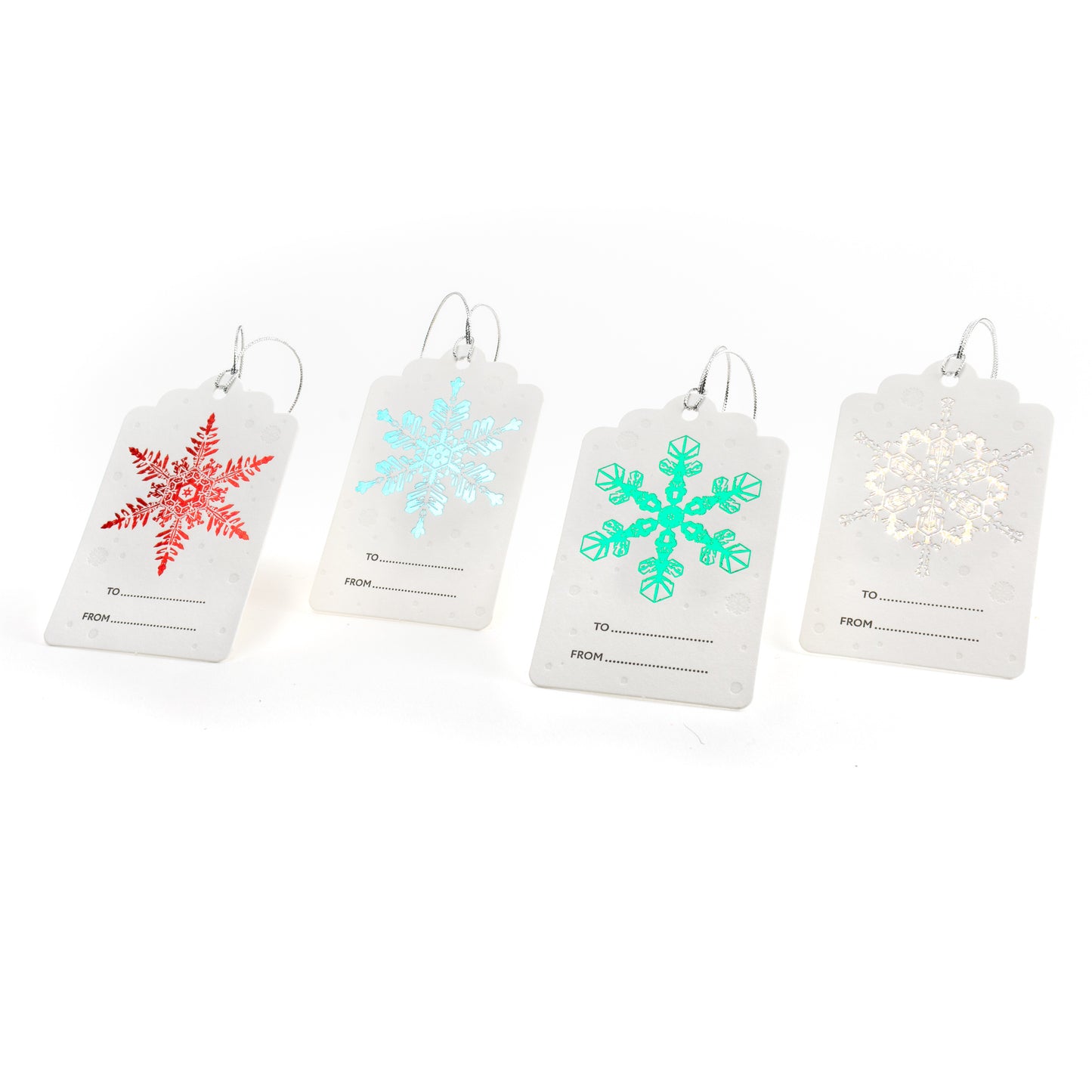 Gift Tag: Snowflakes Die-Cut (Set of 8)