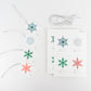 Gift Tag: Snowflakes Die-Cut (Set of 8)