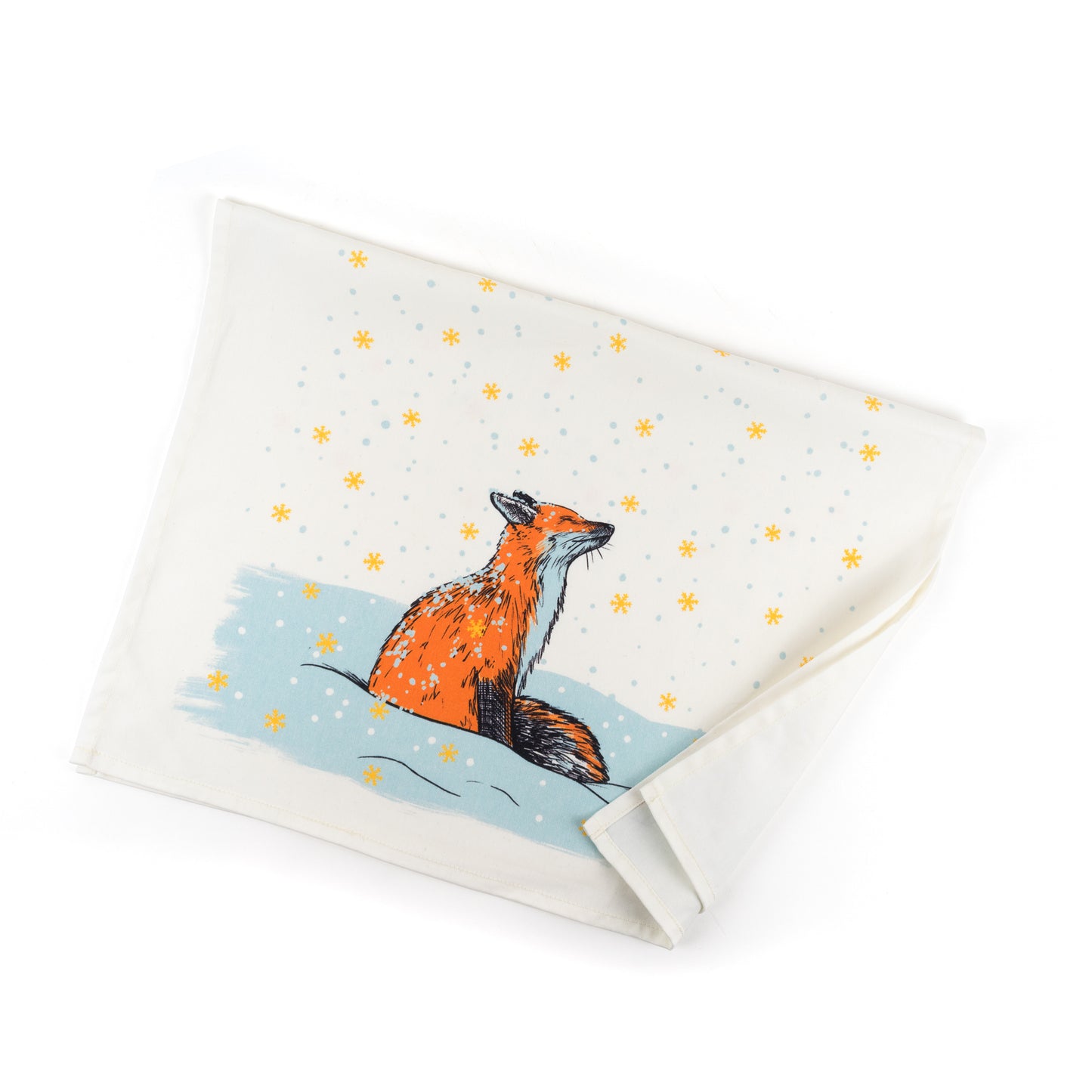 Tea Towel: Magical Snowy Fox