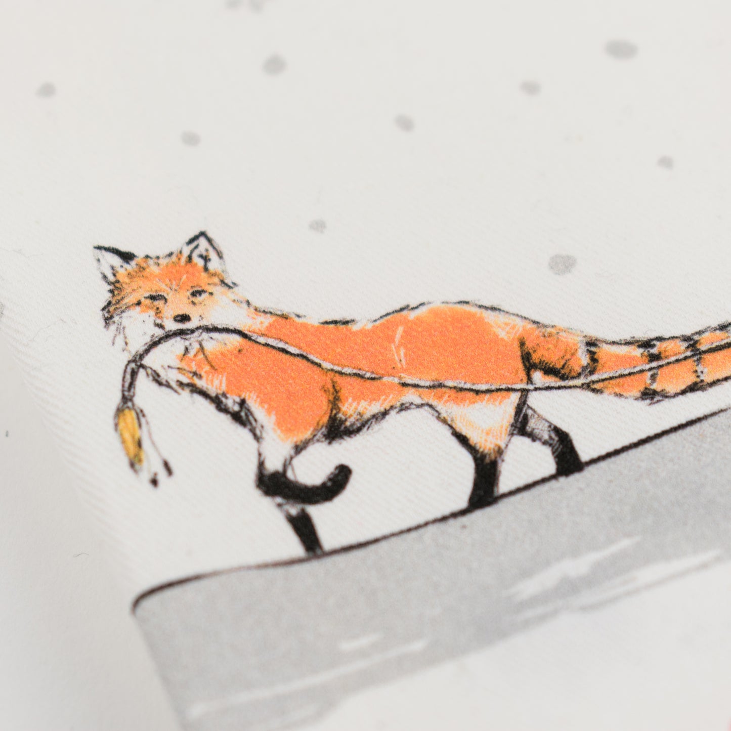 Tea Towel: Merry Little Christmas Fox