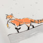 Tea Towel: Merry Little Christmas Fox