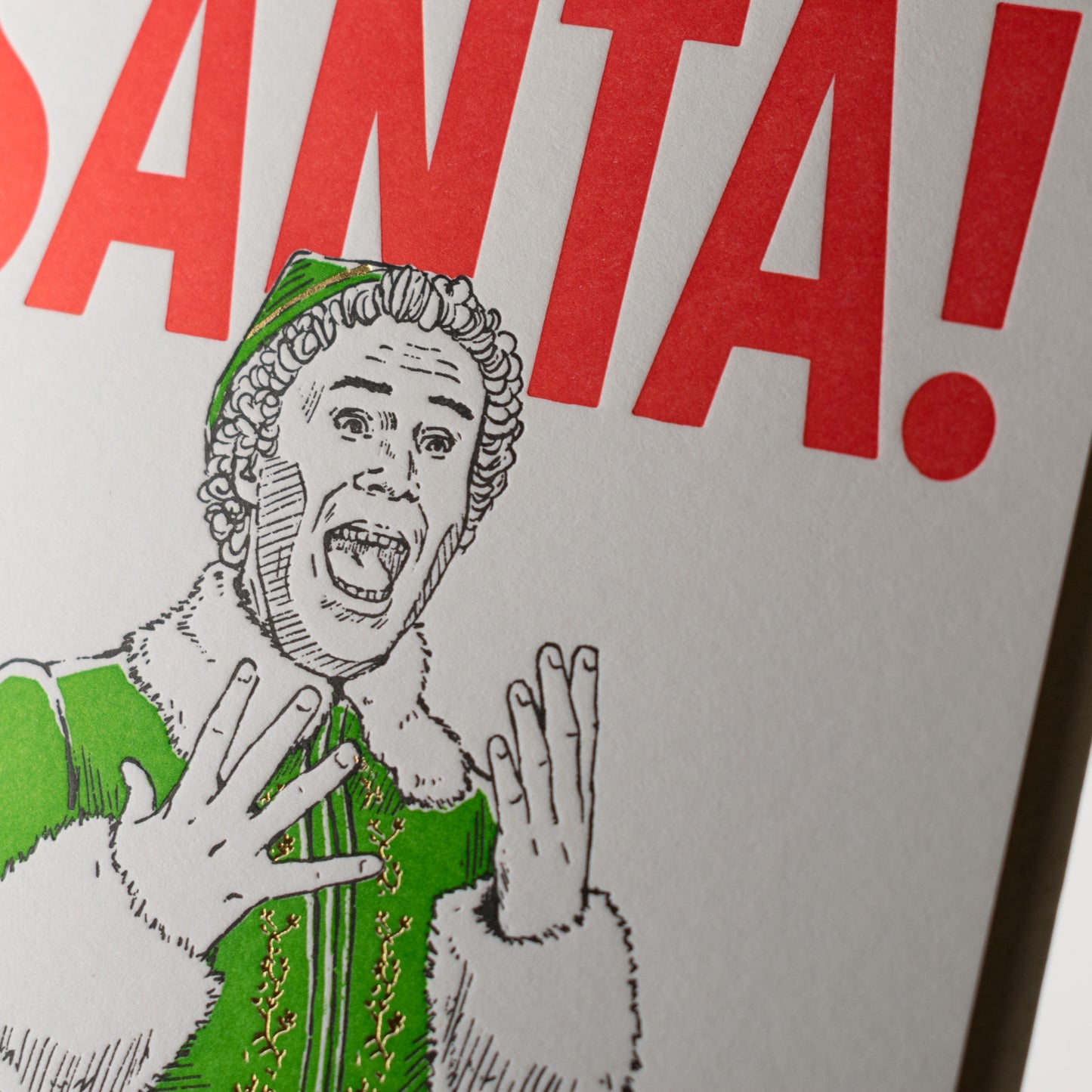 Card: SANTA! Greeting Card