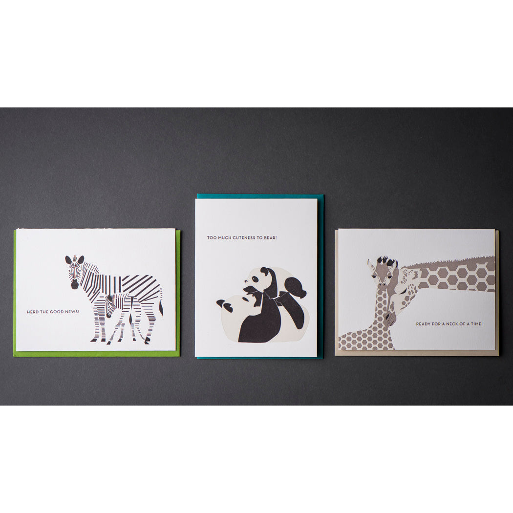 Card: Giraffe Modern