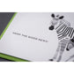 Card: Zebra Modern