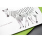 Card: Zebra Modern