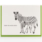Card: Zebra Modern