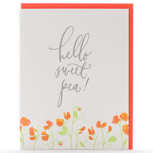 Card: Hello Sweet Pea