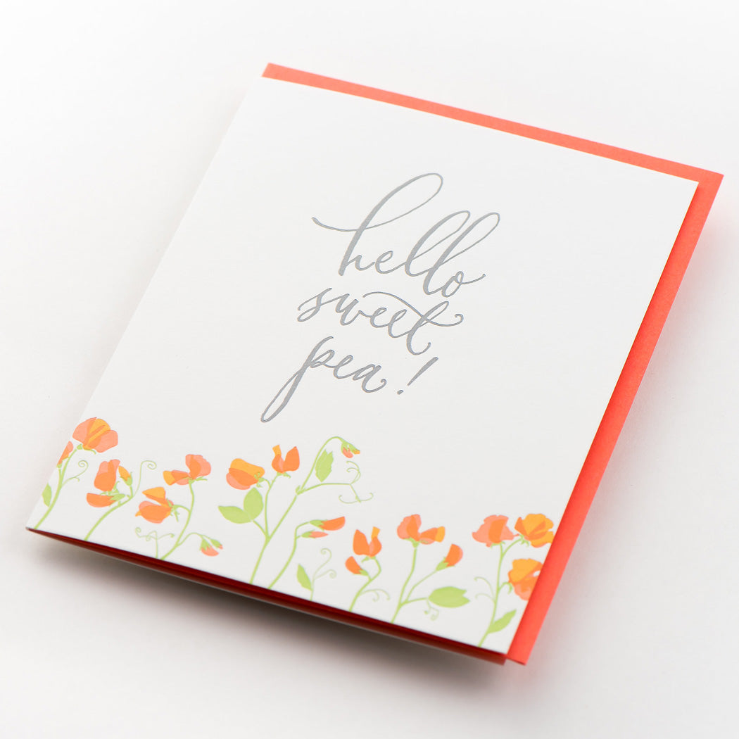 Card: Hello Sweet Pea
