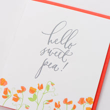 Card: Hello Sweet Pea