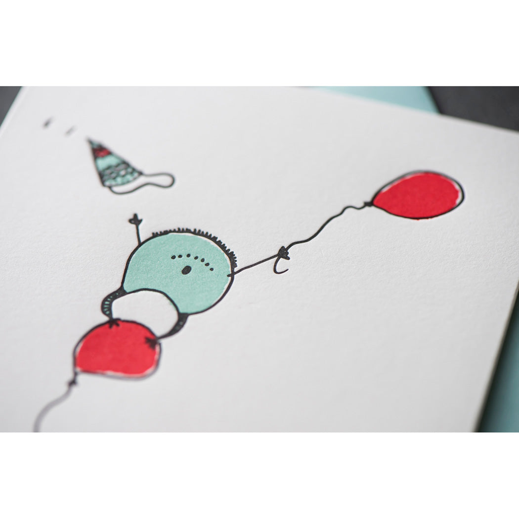 Card: Birthday Sky's The Limit Monster