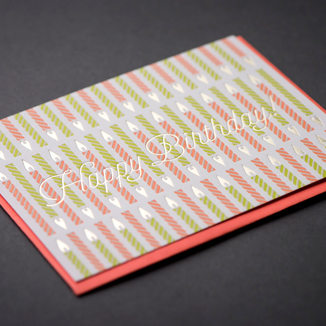 Card: Candles Modern