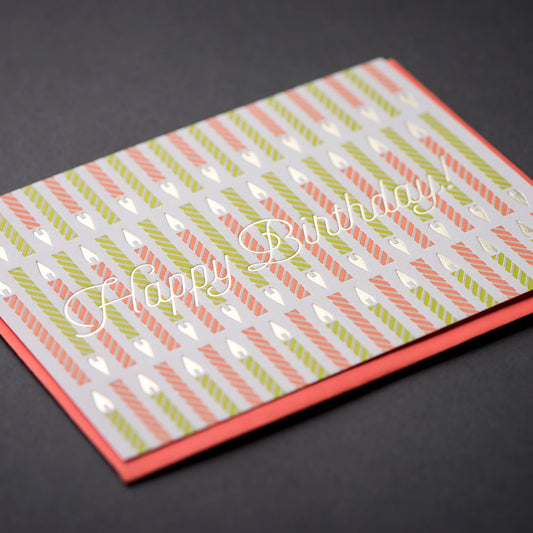 Card: Candles Modern