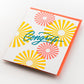 Card: Congrats Calligraphy Bursts