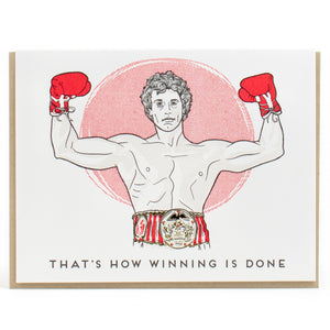 Card: Rocky Balboa Congratulations