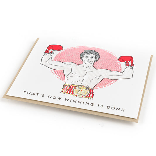 Card: Rocky Balboa Congratulations