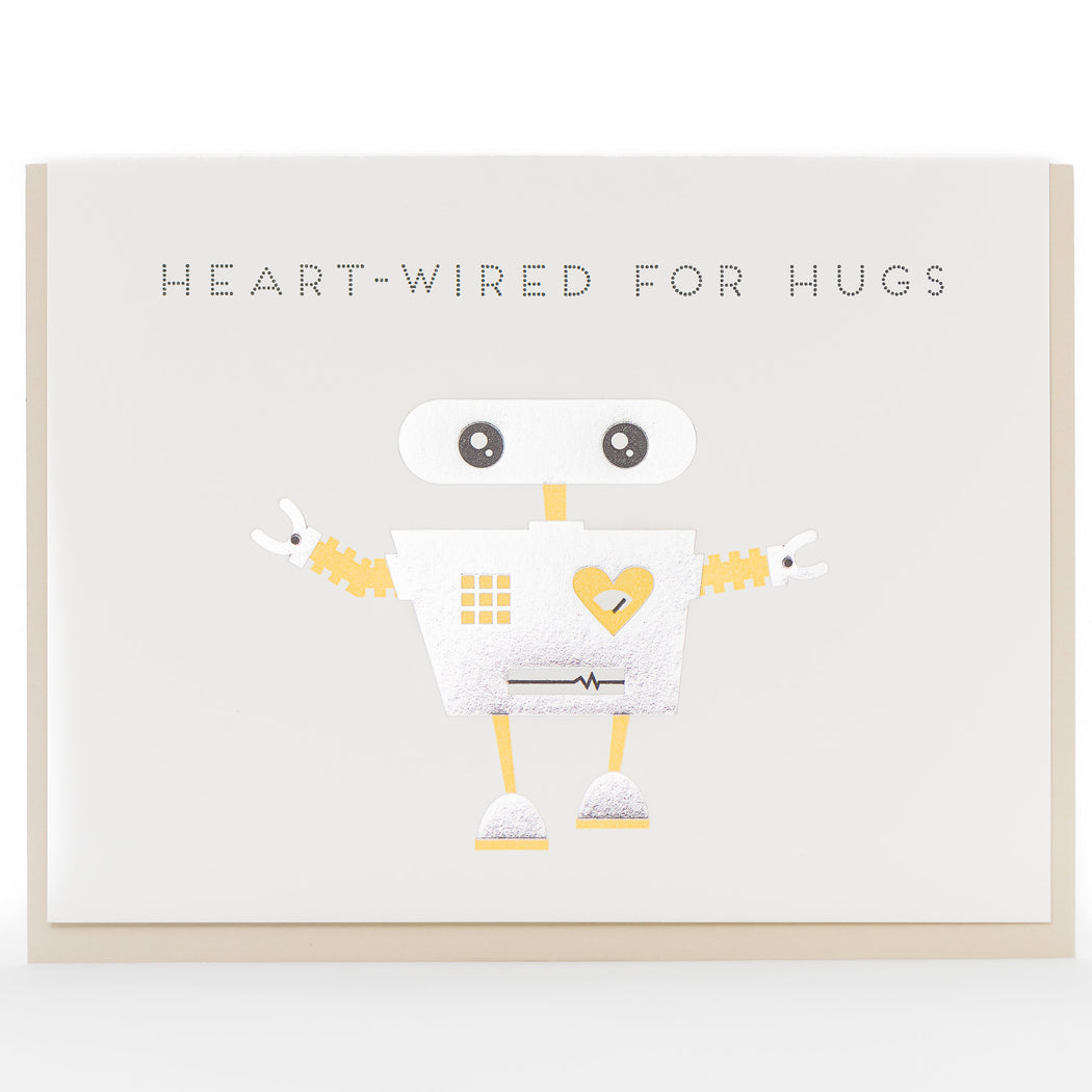 Card: Robot Hug Modern