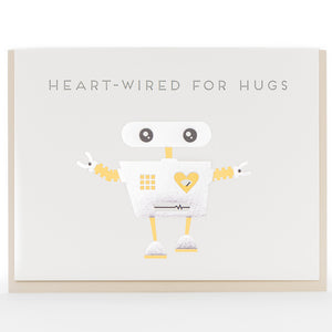 Card: Robot Hug Modern
