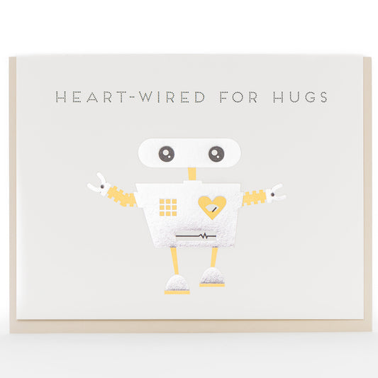 Card: Robot Hug Modern
