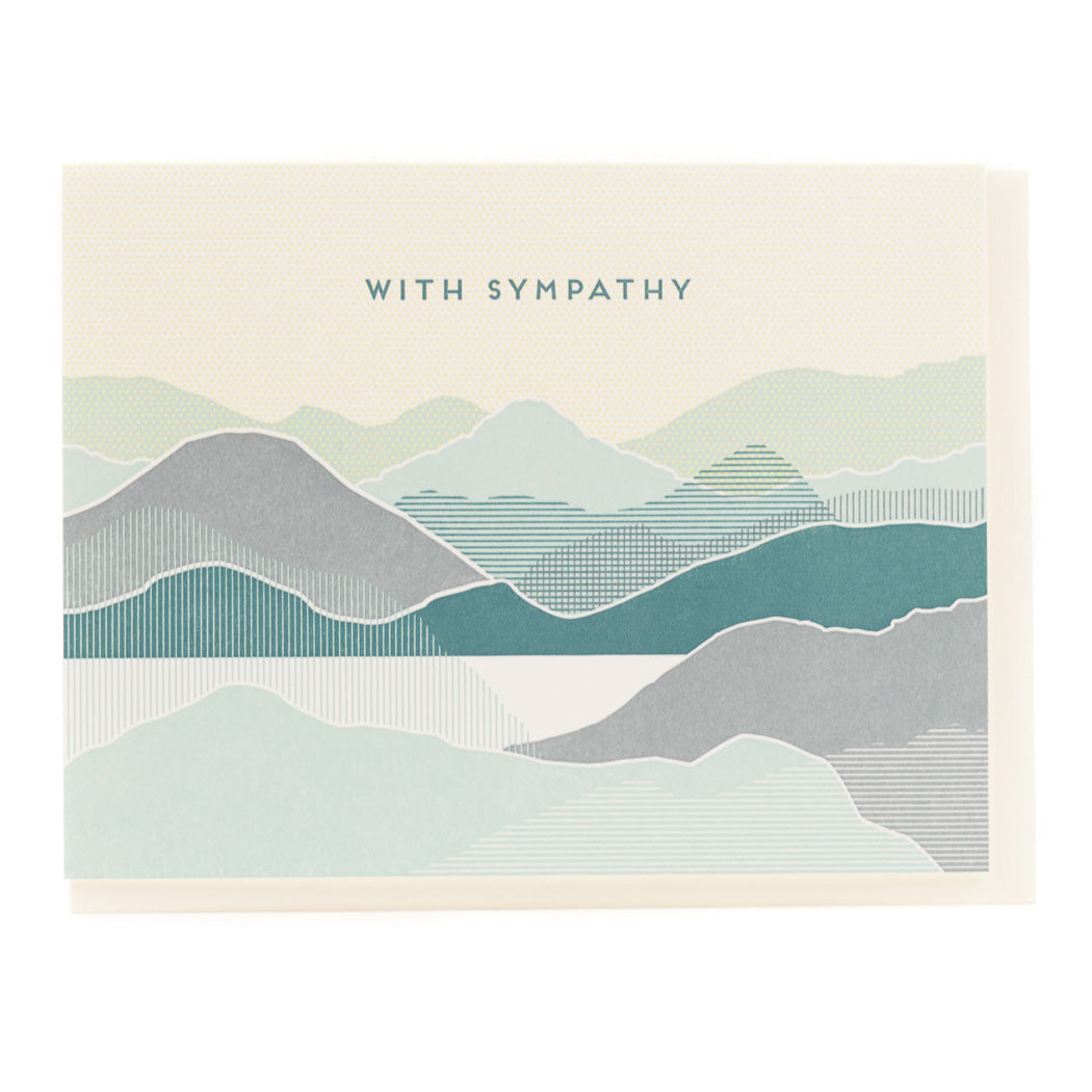 Card: With Sympathy Coastal