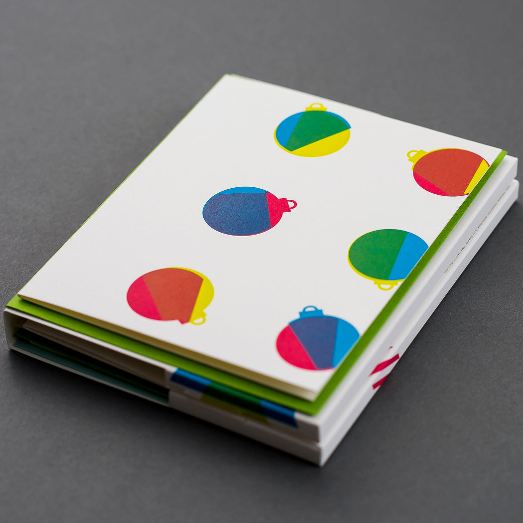 Card Folder Set: Holiday Geometric (Set of 6)