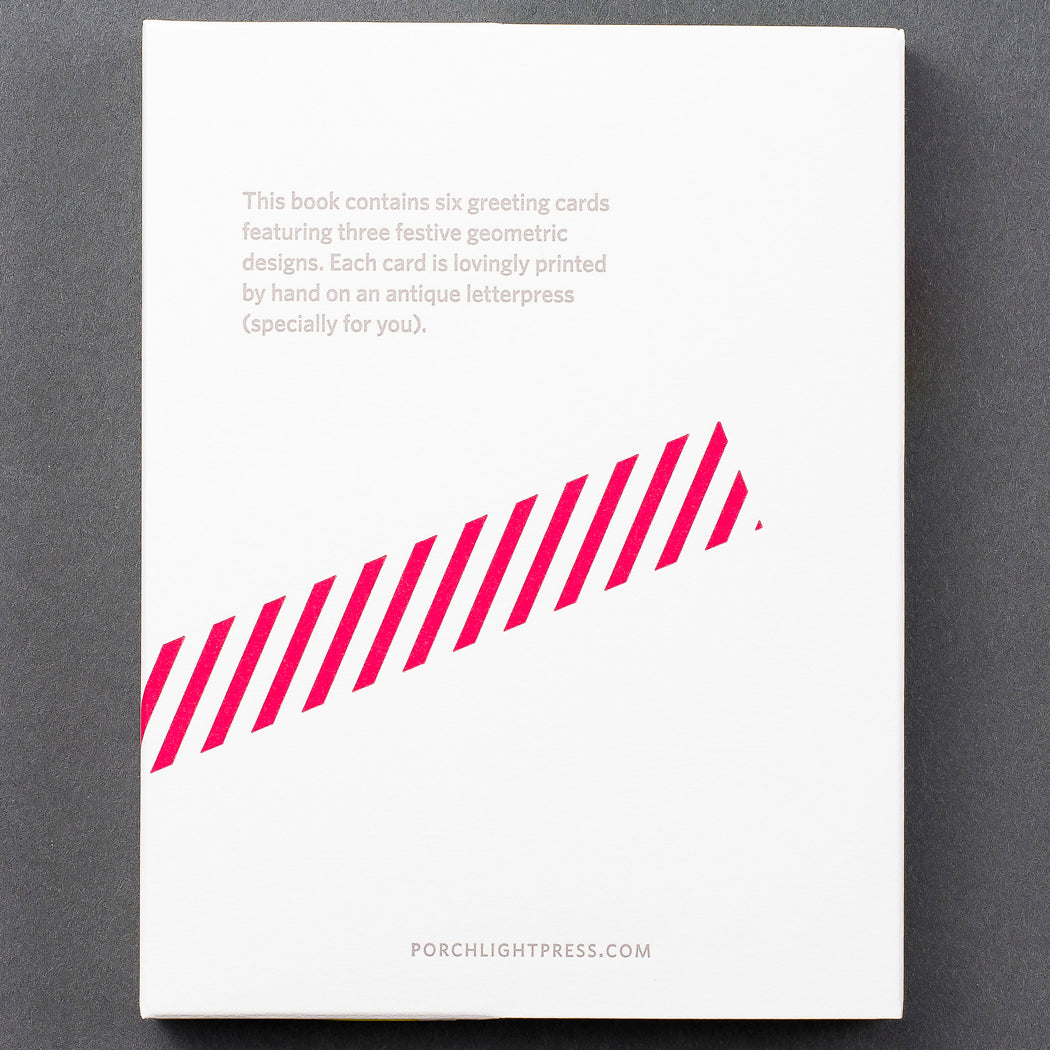 Card Folder Set: Holiday Geometric (Set of 6)