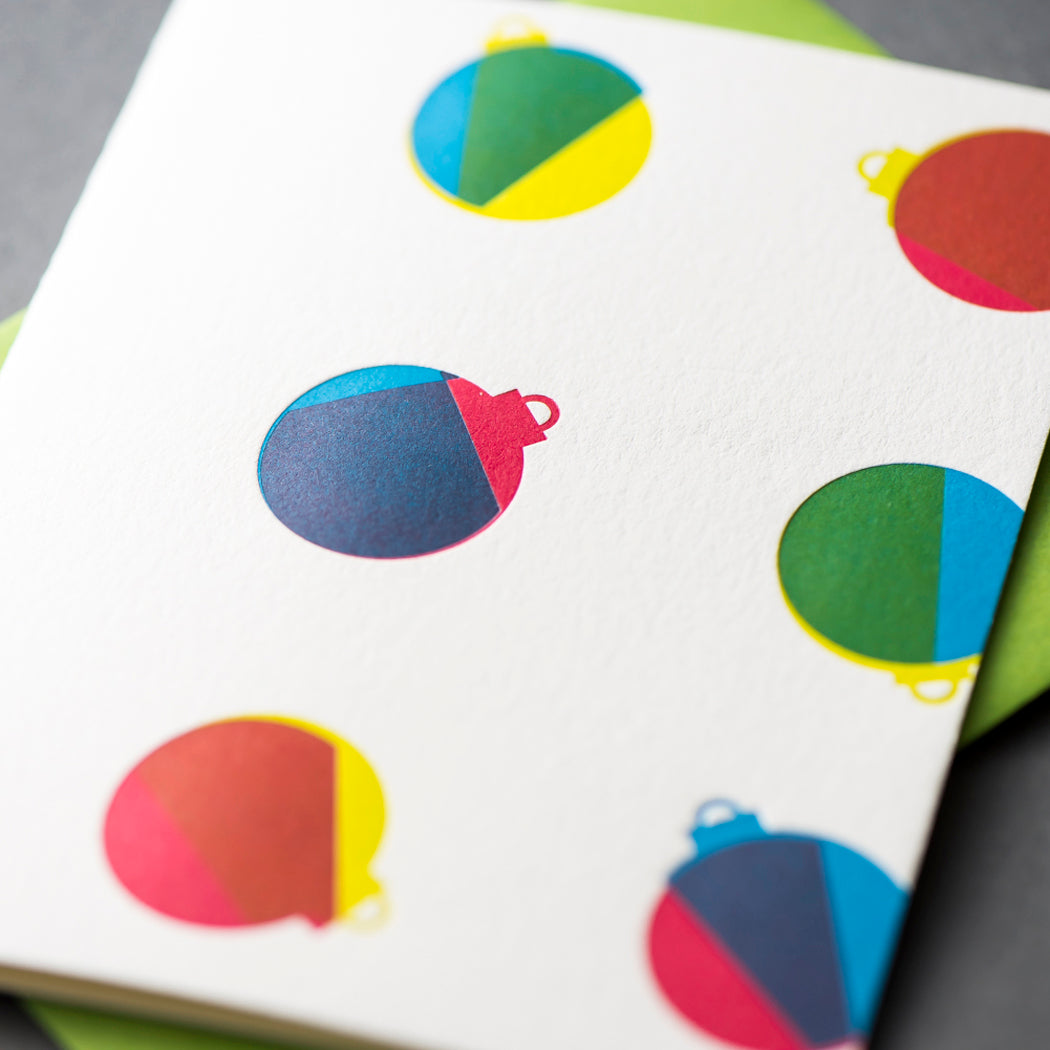 Card Folder Set: Holiday Geometric (Set of 6)
